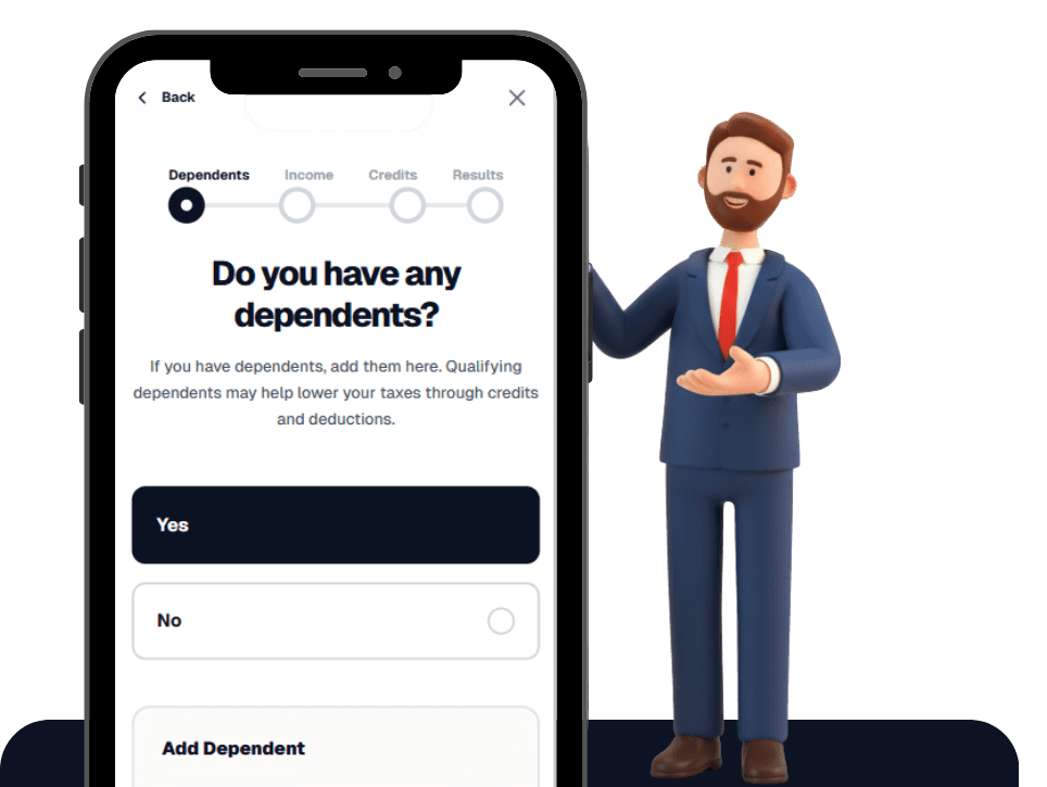 tax calculator step